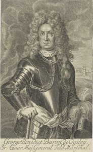 Georg Benedikt Freiherr von Ogilvy, Barón Ogilvy de Muirtown 1651-1710, 1705 de Martin Bernigeroth
