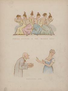 Página de los Humores de Cynicus (grabado coloreado)