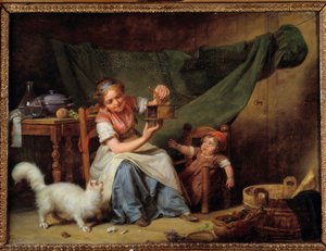 La mujer y el ratón