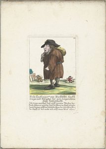 El dwerg Veith Knollinger de Pinklfeldt, hacia 1710 Veith Knollinger von Pinklfeldt, Baghtrager y predecesor de la recién establecida hermandad flegl (título sobre objeto) Il Callotto resurcitato o Gabinete pequeño recién amueblado (título de la serie)