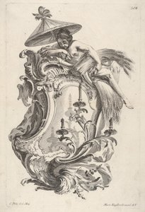 Candelabro representando el verano, de Wand-Leuchter die 4 Jahrseiten vorstellend, ca. 1730-56