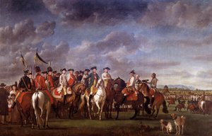 Emperador José II de Austria en el campamento de Minkendorf