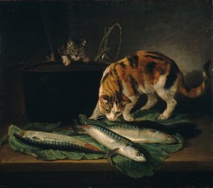 gatos y peces de Martin Ferdinand Quadal