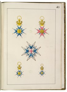 Página de Recueil des ordres français et étrangers