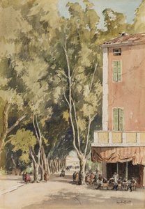 Una avenida de plátanos, Vaison