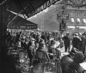 Café de la Paix, París, 1937
