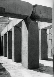 Templo de granito, Giza, Egipto, 1937