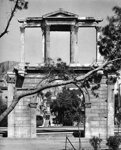 Arco de Adriano, Atenas, 1937 de Martin Hurlimann
