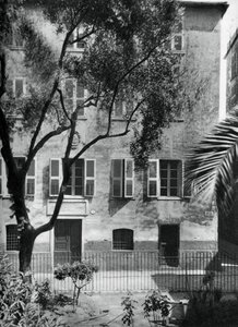 La casa donde nació Napoleón, Ajaccio, Córcega, 1937 de Martin Hurlimann
