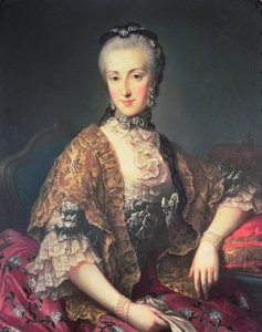 Archiduquesa María Ana Habsburgo-Lorena, llamada Marianne (1738-89), segunda hija de la emperatriz María Teresa de Austria (1717-80) y Francisco I (1708-65)