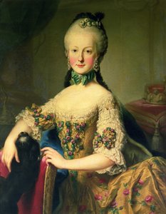 Archiduquesa María Isabel Habsburgo-Lorena (1743-1808), sexto hijo de la emperatriz María Teresa de Austria (1717-80) y el emperador Francisco I (1708-65)