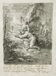 Cristo en el Monte de los Olivos, La Flagelación, Cristo Coronado de Espinas, La Crucifixión de Martin Johann Schmidt