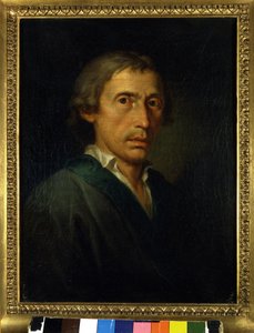 Retrato de Giuseppe Parini (1729-1799) poeta y escritor italiano. Pintura de Martin Knoller (1725-1804) 1760-1770 circa. Milán de Martin Knoller