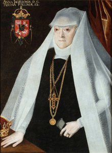 Retrato de Anna Jagiellon (1523-1596), reina de Polonia