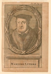 Retrato de Martín Lutero (1483-1546) de Martin Luther