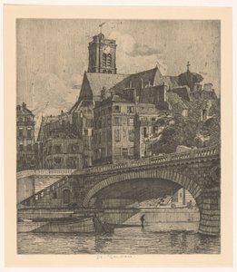 Vista del Saint-Gervais en París de Martin Monnickendam