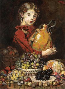 Monarosa, Hija del Artista, como Vendedora de Frutas de Martin Monnickendam