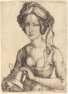 Una virgen necia de Martin Schongauer