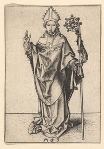 Obispo Santo, ca. 1435-1491 de Martin Schongauer
