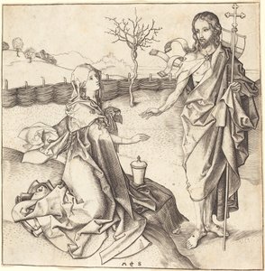Cristo Apareciendo a María Magdalena de Martin Schongauer