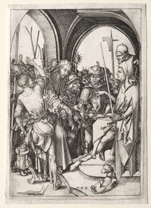 Cristo ante el sumo sacerdote de Martin Schongauer