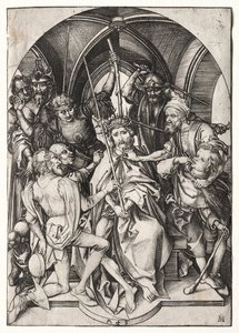 Cristo coronado de espinas de Martin Schongauer