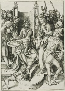 Cristo ante Pilato de Martin Schongauer