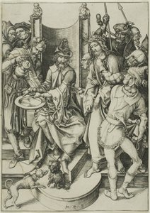 Cristo ante Pilato, de La Pasión de Martin Schongauer