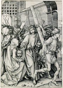 Cristo cargando la cruz, finales del siglo XV de Martin Schongauer