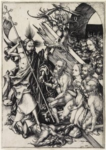 Cristo en el Limbo, c. 1480 de Martin Schongauer