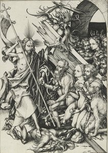 Cristo en el limbo, finales del siglo XV de Martin Schongauer