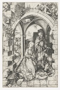 el nacimiento de cristo de Martin Schongauer