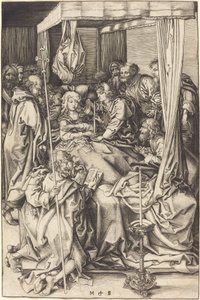 La Muerte de la Virgen de Martin Schongauer
