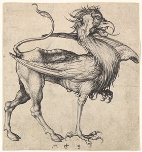 Grifo, ca. 1435-1491 de Martin Schongauer