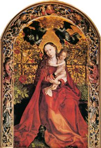 Madonna en el jardín de rosas, 1473