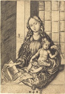Madonna con un loro de Martin Schongauer