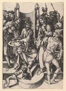 Pilato lavándose las manos, ca. 1435-1491 de Martin Schongauer