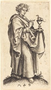 San Juan Evangelista de Martin Schongauer
