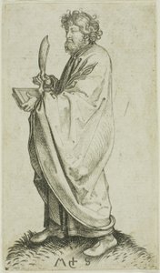 San Bartolomé, de Apóstoles de Martin Schongauer