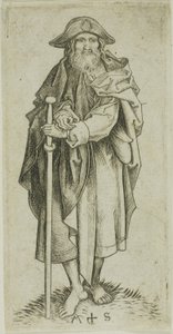 Santiago Mayor, de Apóstoles de Martin Schongauer
