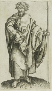 Santo Tomás, de los Apóstoles de Martin Schongauer