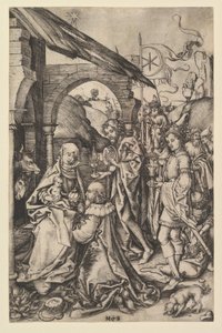 La Adoración de los Magos, ca. 1435-1491 de Martin Schongauer