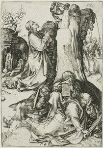 La agonía en el jardín, de La Pasión de Martin Schongauer