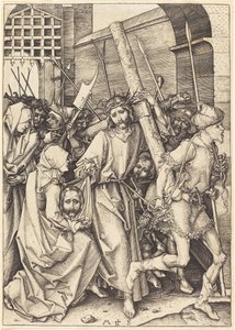 El Portar de la Cruz con Santa Verónica de Martin Schongauer
