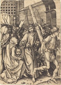 El Portar de la Cruz con Santa Verónica de Martin Schongauer