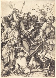 La Traición y Captura de Cristo de Martin Schongauer