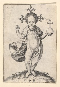 El niño Cristo con un orbe de Martin Schongauer