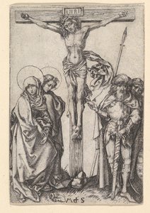 La crucifixión, ca. 1435-1491 de Martin Schongauer
