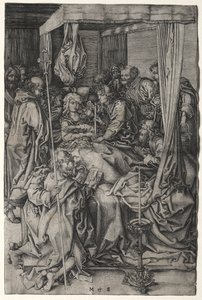 La Muerte de la Virgen de Martin Schongauer