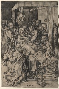 La Muerte de la Virgen de Martin Schongauer